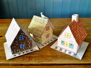 The three houses, stick, straw and brick